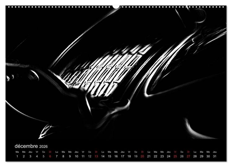 Produktbild: 911 Lignes (Calendrier mural 2026 DIN A2 vertical) calendrier de bureau
