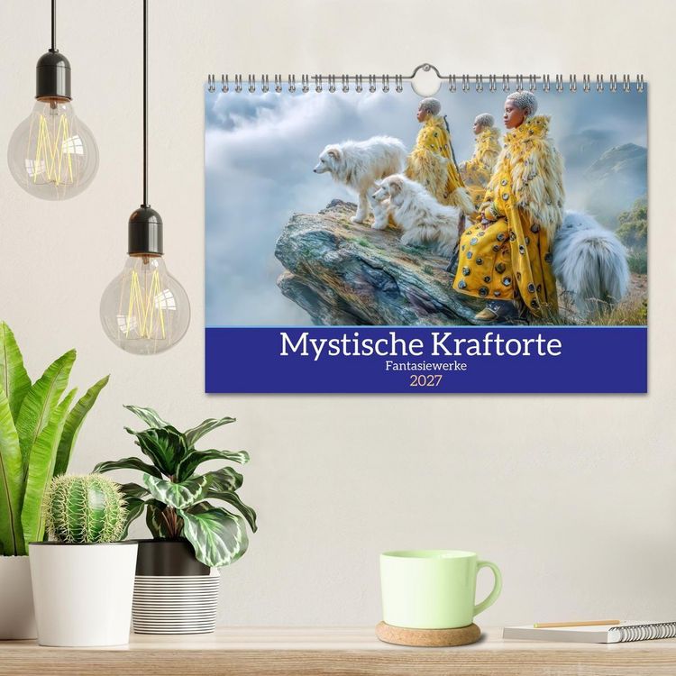 Produktbild: Mystische Kraftorte - Fantasiewerke (Wandkalender 2027 DIN A4 quer), CALVENDO Monatskalender