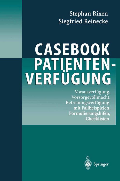Produktbild: Casebook Patientenverf&uuml;gung