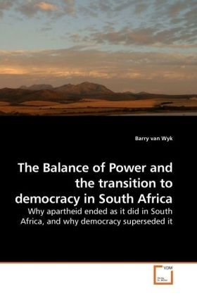 Produktbild: van Wyk, B: The Balance of Power and the transition to democ