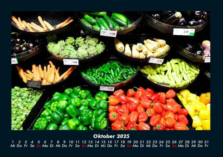 Produktbild: Gem&uuml;sekalender 2025 Fotokalender DIN A4