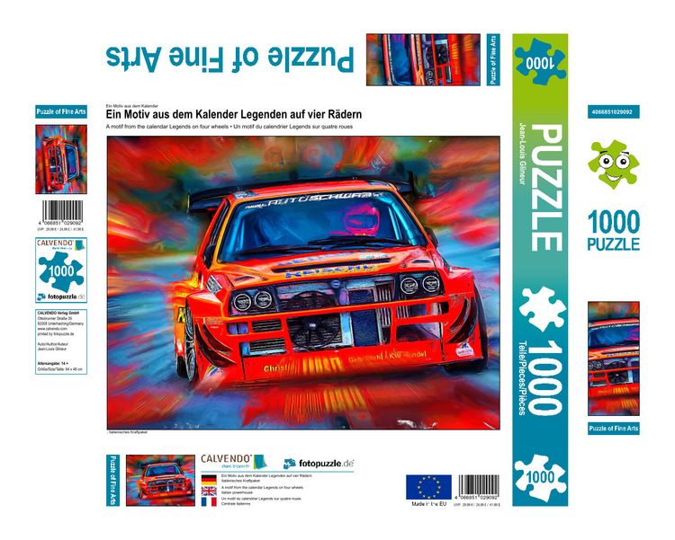 Produktbild: CALVENDO Puzzle Ein Motiv aus dem Kalender Legenden auf vier R&auml;dern | 1000 Teile Lege-Gr&ouml;&szlig;e 64x48cm Foto-Puzzle f&uuml;r gl&uuml;ckliche Stunden