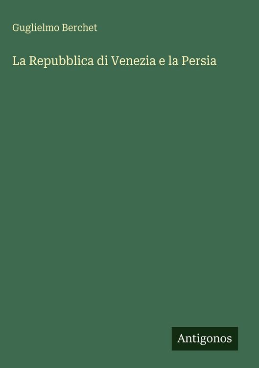 Produktbild: La Repubblica di Venezia e la Persia