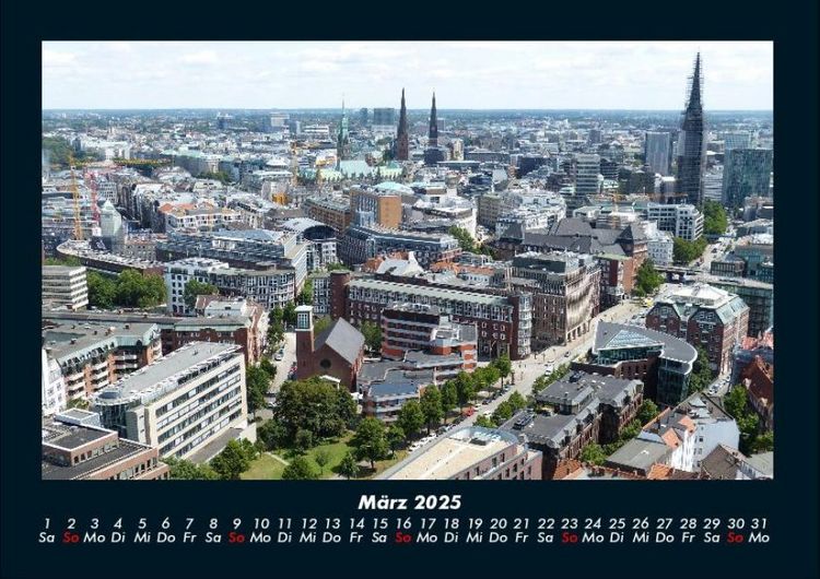 Produktbild: Hamburg 2025 Fotokalender DIN A4