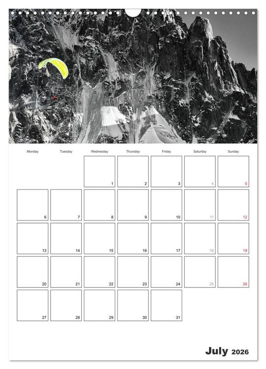 Produktbild: EXPLORING ALPS (Wall Calendar 2026 DIN A3 portrait), CALVENDO 12 Month Wall Calendar