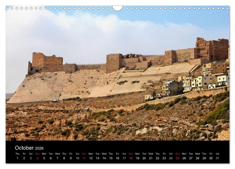 Produktbild: Monuments of Jordan 2026 (Wall Calendar 2026 DIN A3 landscape), CALVENDO 12 Month Wall Calendar
