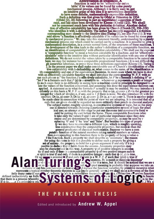 Produktbild: Alan Turing's Systems of Logic