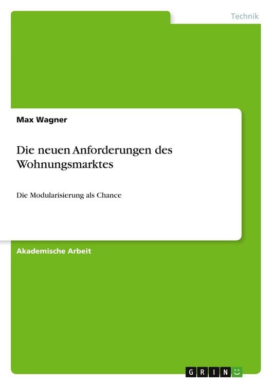 Produktbild: Die neuen Anforderungen des Wohnungsmarktes