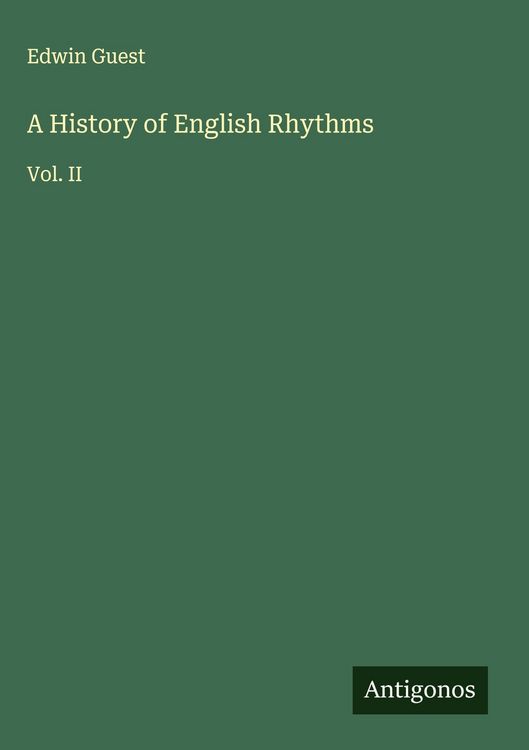 Produktbild: A History of English Rhythms