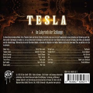 Produktbild: Tesla - Im Labyrinth der Schlange,1 Audio-CD