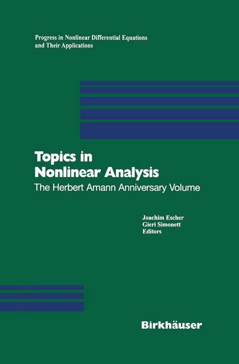 Produktbild: Topics in Nonlinear Analysis