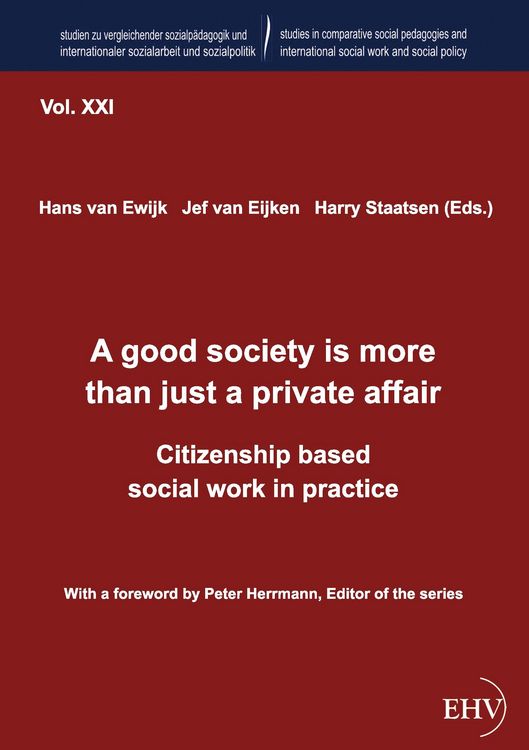 Produktbild: A good society is more than just a private affair