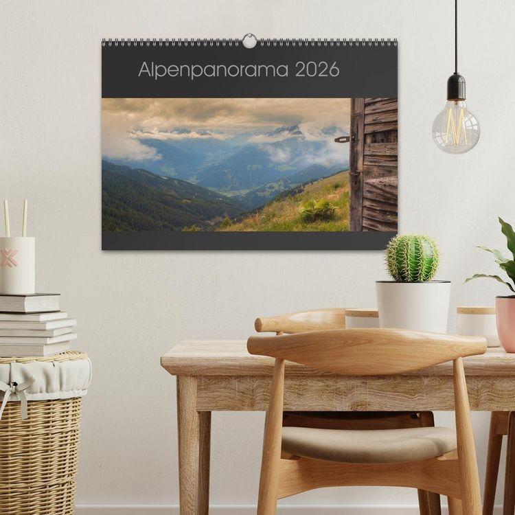Produktbild: Alpenpanorama 2026 (Wandkalender 2026 DIN A3 quer), CALVENDO Monatskalender