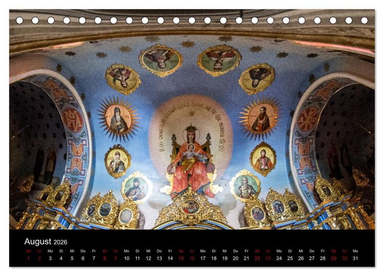 Produktbild: Unterwegs in Kiew (Tischkalender 2026 DIN A5 quer), CALVENDO Monatskalender
