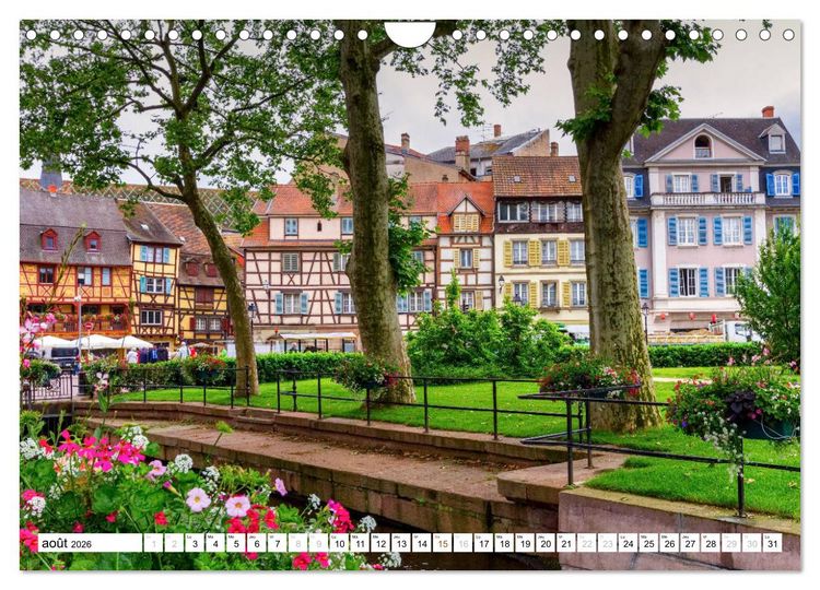 Produktbild: Alsace, magnifiques colombages (Calendrier mural 2026 DIN A4 vertical), CALVENDO calendrier mensuel