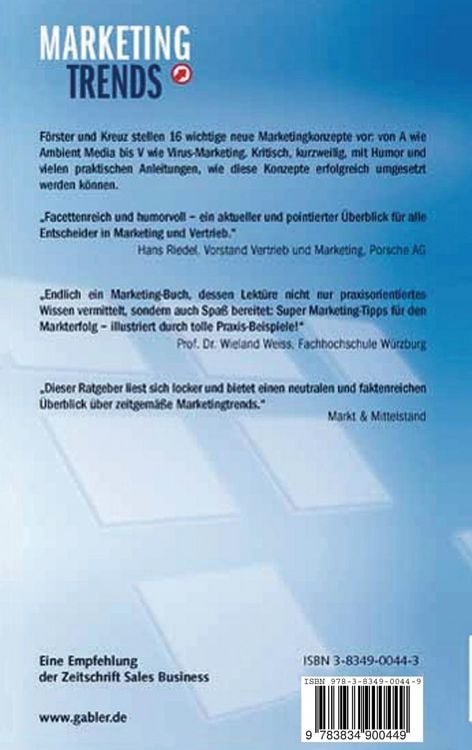 Produktbild: Marketing-Trends