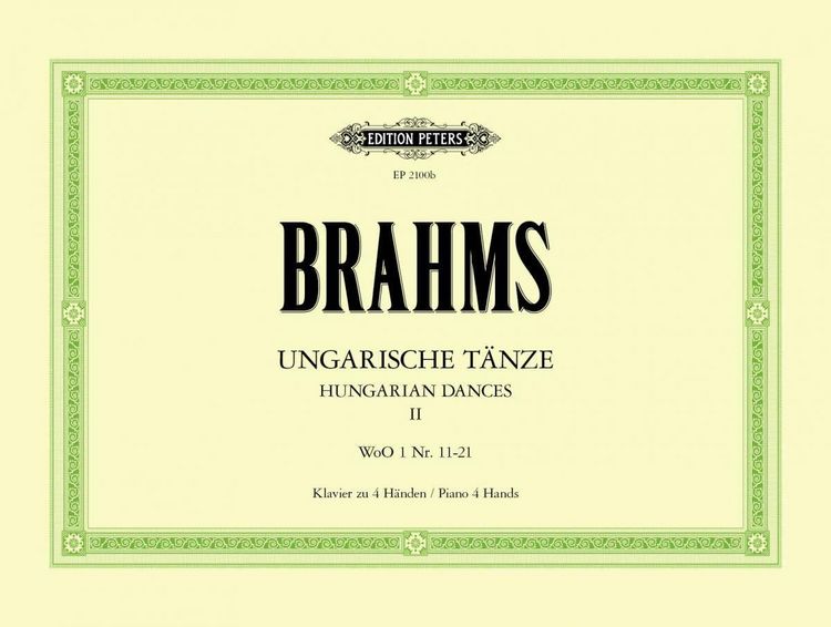 Produktbild: Brahms, J: Hungarian Dances Woo 1 for Piano Duet