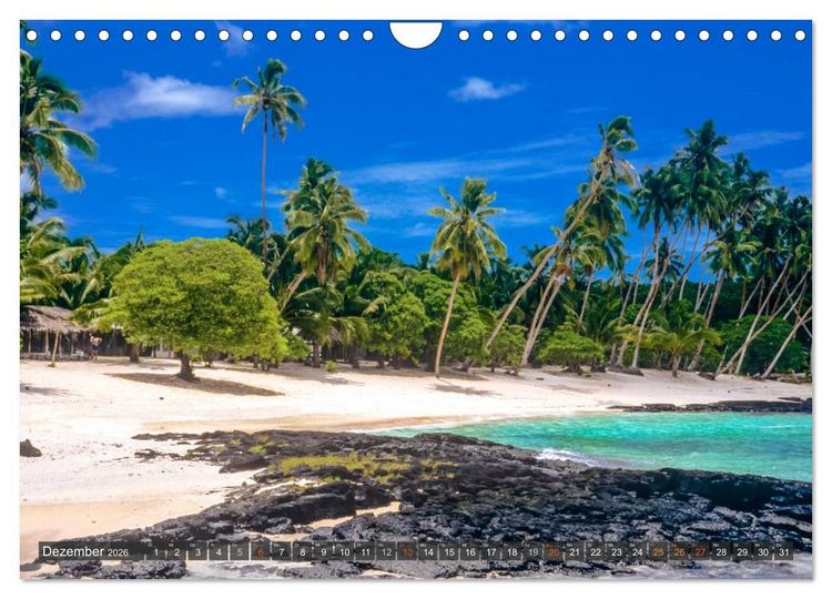 Produktbild: Samoa und Fidschi (Wandkalender 2026 DIN A4 quer), CALVENDO Monatskalender