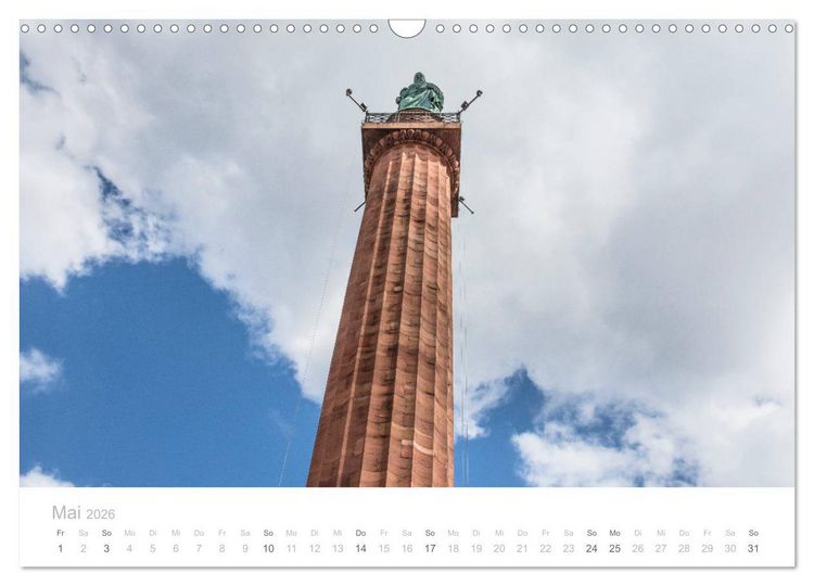 Produktbild: Darmstadt &ndash; G&auml;rten, Kunst, Architektur (Wandkalender 2026 DIN A3 quer), CALVENDO Monatskalender