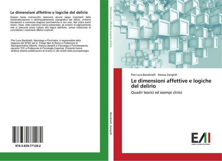 Produktbild: Le dimensioni affettive e logiche del delirio