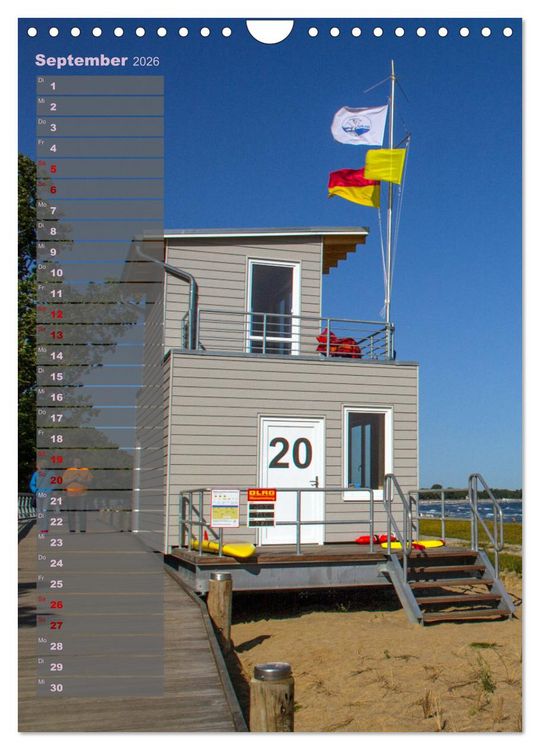Produktbild: Ostsee Tour Deutschland - maritime Highlights (Wandkalender 2026 DIN A4 hoch), CALVENDO Monatskalender