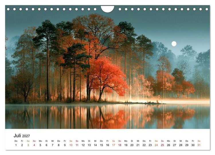 Produktbild: Zeitreise Natur (Wandkalender 2027 DIN A4 quer), CALVENDO Monatskalender