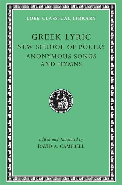 Produktbild: Greek Lyric, Volume V