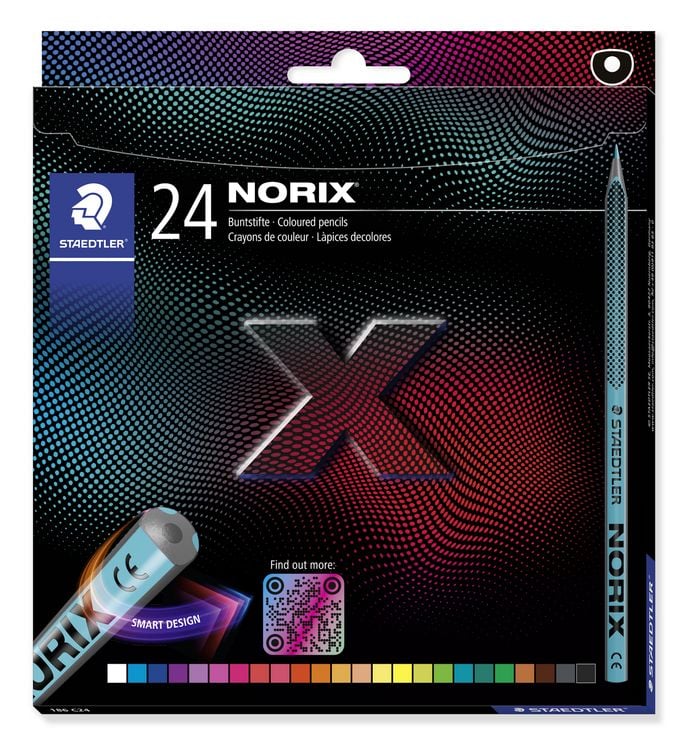 Produktbild: STAEDTLER NORIX&reg; 186, 24 Buntstiften