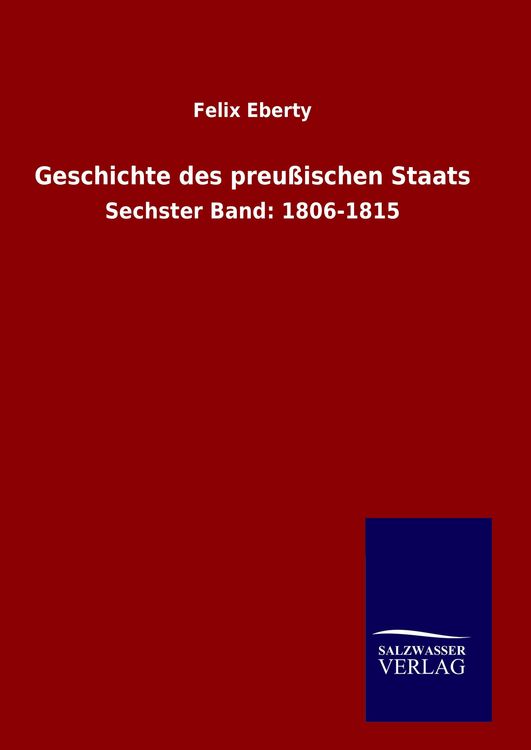 Produktbild: Geschichte des preu&szlig;ischen Staats