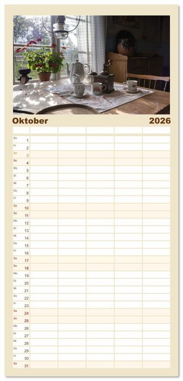 Produktbild: Familienplaner 2026 - Schweden - Die Highlights von Sm&aring;land bis zur Westk&uuml;ste mit 5 Spalten (Wandkalender, 21 x 45 cm) CALVENDO