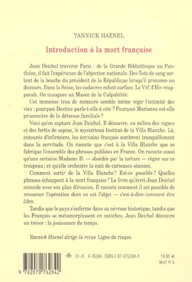Produktbild: Introduction &agrave; la mort fran&ccedil;aise