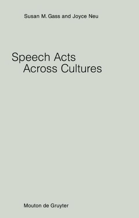 Produktbild: Speech Acts Across Cultures