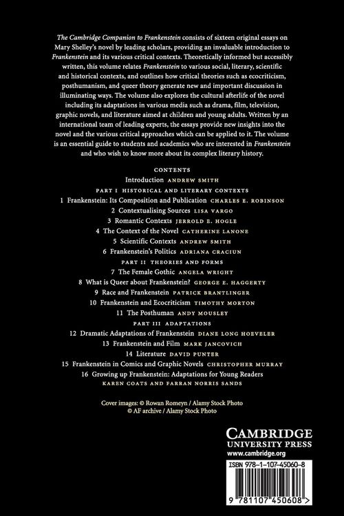 Produktbild: The Cambridge Companion to Frankenstein