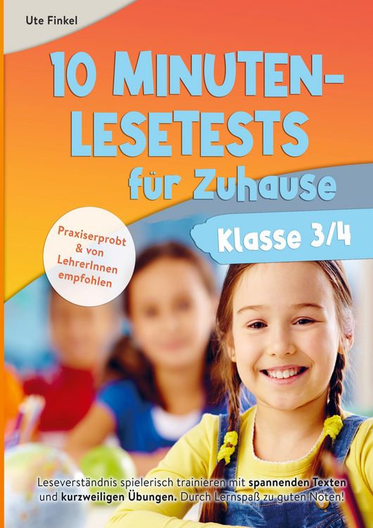Produktbild: 10 Minuten Lesetests f&uuml;r Zuhause Klasse 3/4 Deutsch