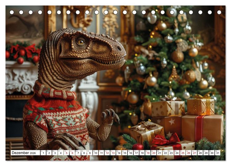 Produktbild: Reiche Dinos. Sie leben &ndash; im Luxus. (Tischkalender 2026 DIN A5 quer), CALVENDO Monatskalender
