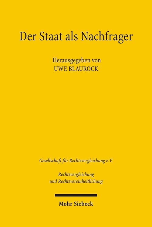 Produktbild: Der Staat als Nachfrager