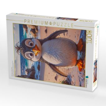 Produktbild: CALVENDO Puzzle Der Pinguin aus Neuseeland | 1000 Teile Lege-Gr&ouml;&szlig;e 64x48cm Foto-Puzzle f&uuml;r gl&uuml;ckliche Stunden