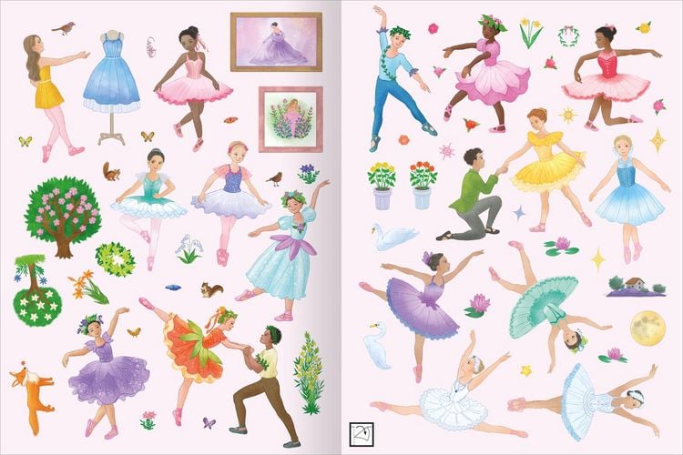 Produktbild: Mein Lieblings-Stickerbuch &ndash; Ballett