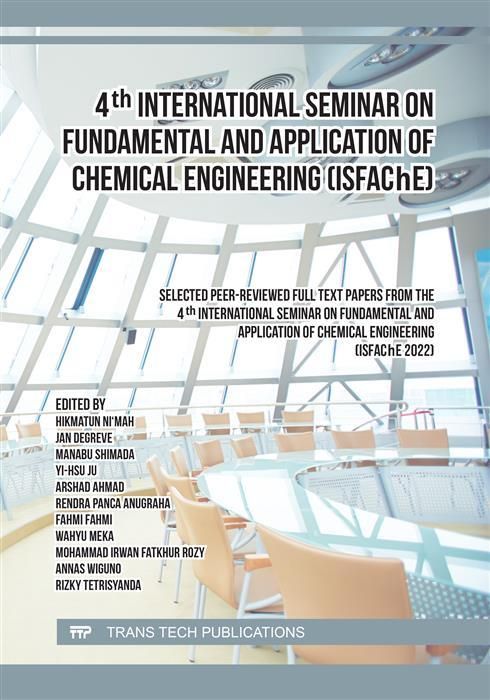 Produktbild: 4th International Seminar on Fundamental and Application of Chemical Engineering (ISFAChE)