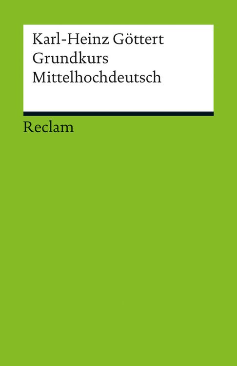 Produktbild: Grundkurs Mittelhochdeutsch