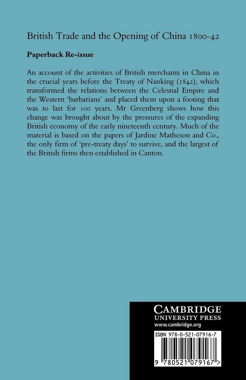 Produktbild: British Trade and the Opening of China 1800 42