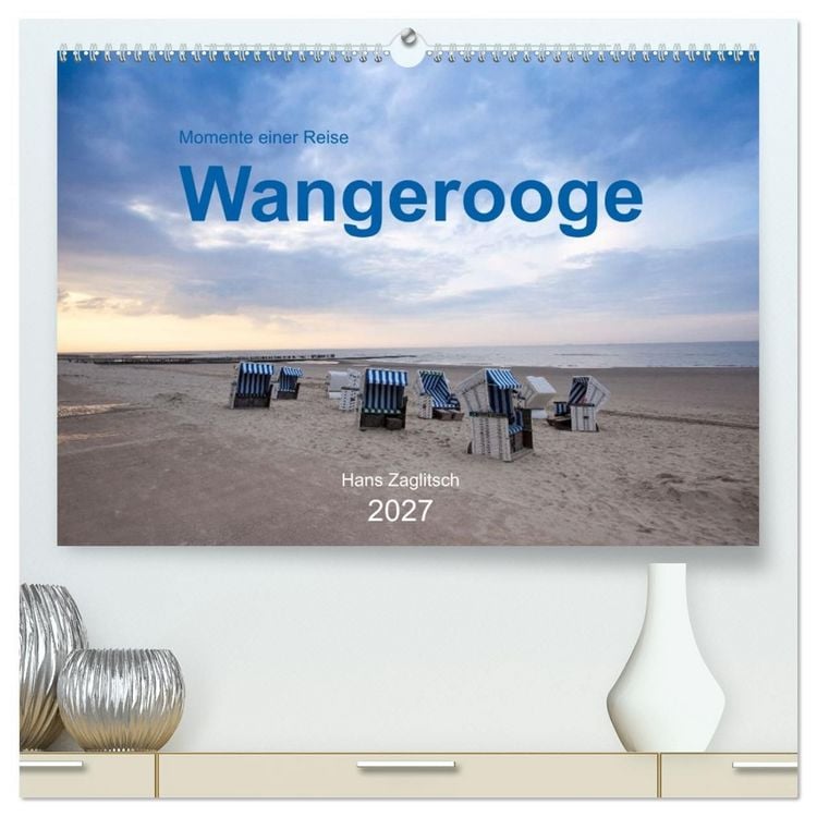 Produktbild: Wangerooge - Momente einer Reise (hochwertiger Premium Wandkalender 2027 DIN A2 quer), Kunstdruck in Hochglanz