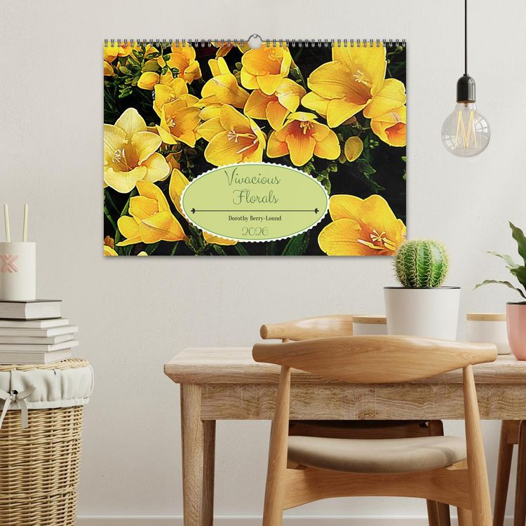 Produktbild: Vivacious Florals (Wall Calendar 2026 DIN A3 landscape), CALVENDO 12 Month Wall Calendar