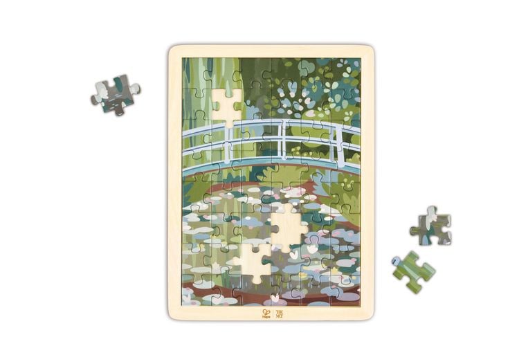 Produktbild: The Met: Puzzle "Br&uuml;cke &uuml;ber dem Seerosenteich" - 48 Teile