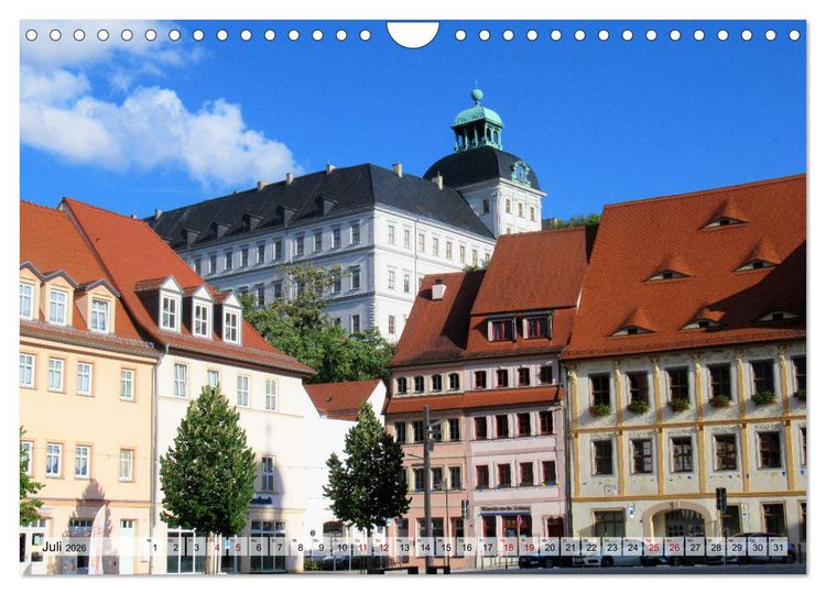 Produktbild: Burgenlandkreis - Naumburg, Wei&szlig;enfels, Zeitz (Wandkalender 2026 DIN A4 quer), CALVENDO Monatskalender