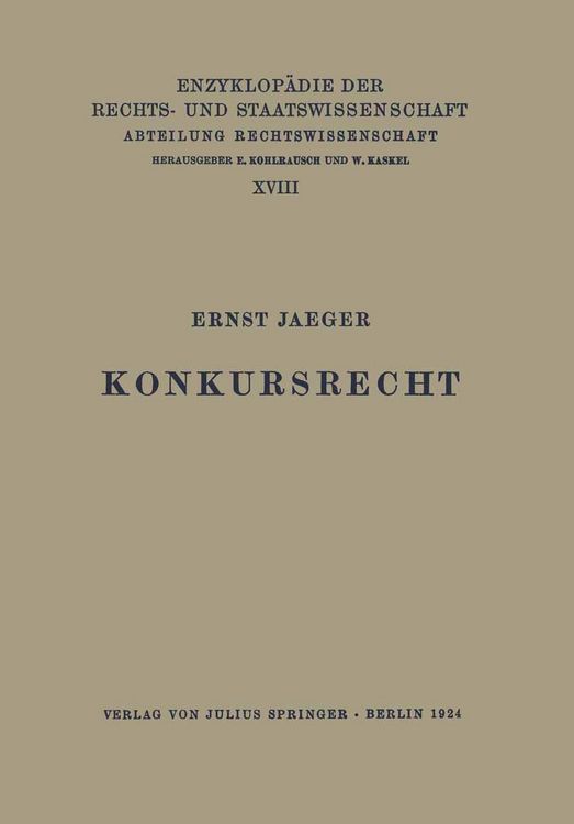Produktbild: Konkursrecht