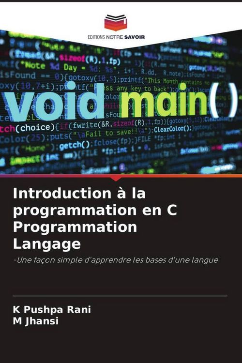 Produktbild: Introduction &agrave; la programmation en C Programmation Langage