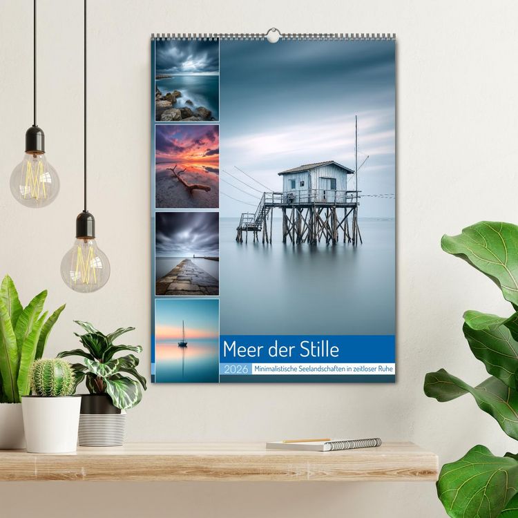 Produktbild: Meer der Stille (Wandkalender 2026 DIN A2 hoch), CALVENDO Monatskalender
