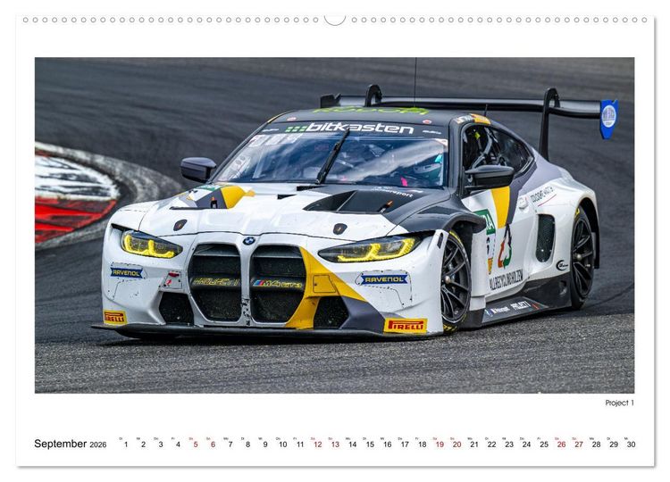 Produktbild: Bayern Power beim GT Masters (hochwertiger Premium Wandkalender 2026 DIN A2 quer), Kunstdruck in Hochglanz