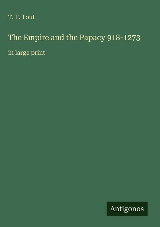 Produktbild: The Empire and the Papacy 918-1273